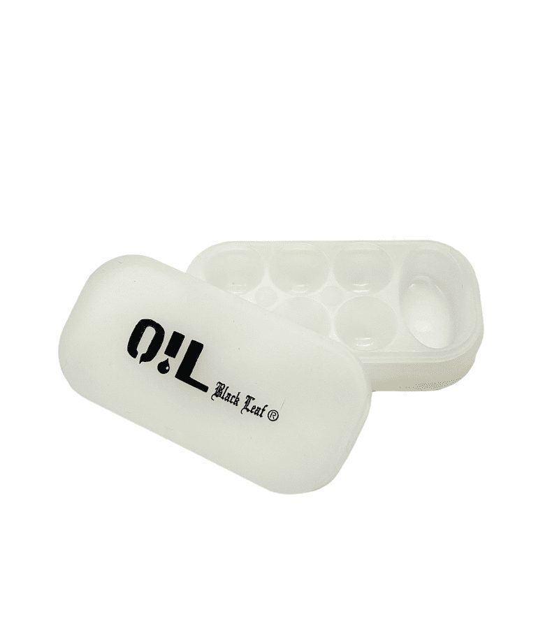 sylikonowe pudełko białe na woski z przedzialkami