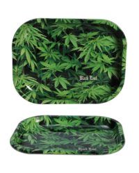 black leaf tacka do skrecania cannabis leaves