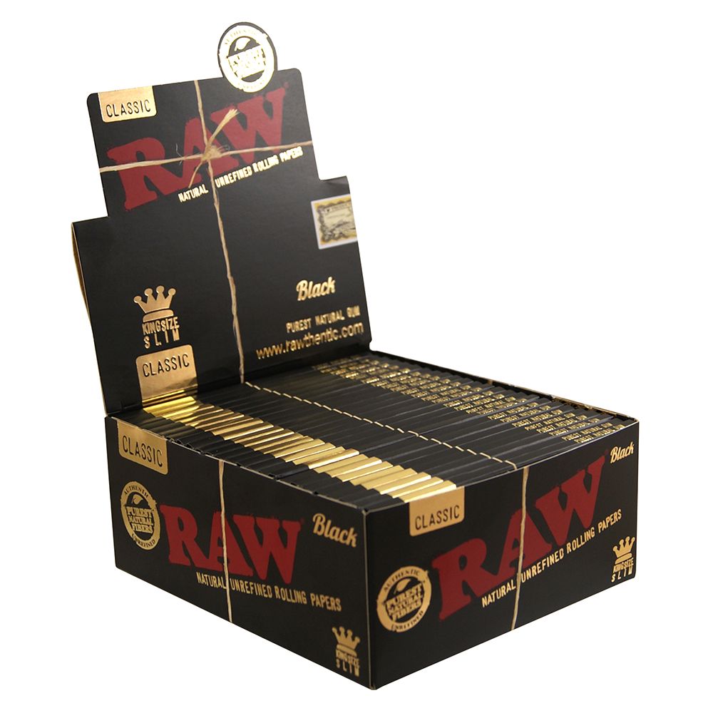 Feuille à Rouler Raw Black King Size Slim