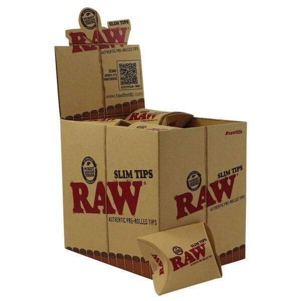 raw-pre-rolled-tips-slim-authentic filters