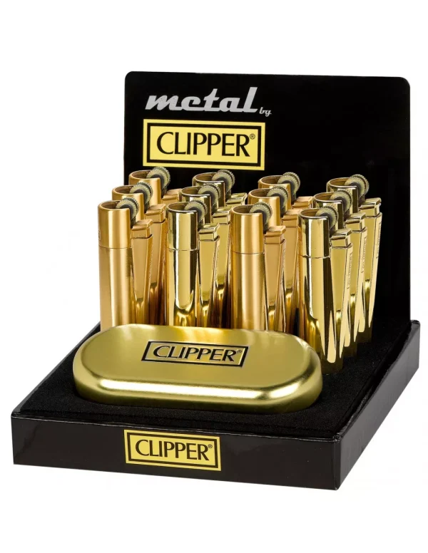 zapalniczka-metalowa-clipper-metal-gold złota