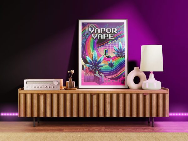 plakat vapor vape b2