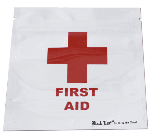 Czarne Mylarowe Woreczki Strunowe Pierwsza Pomoc 1 szt. 22,5x19cm first aid