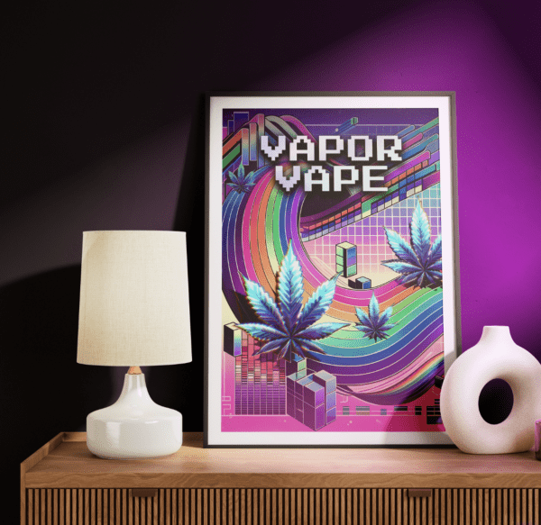 plakat vapor vape b2