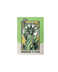 freedom is now weedecor plakat b2