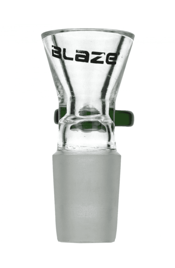 Cybuch do bonga BLAZE z uchwytem szlif 18.8 mm zielony