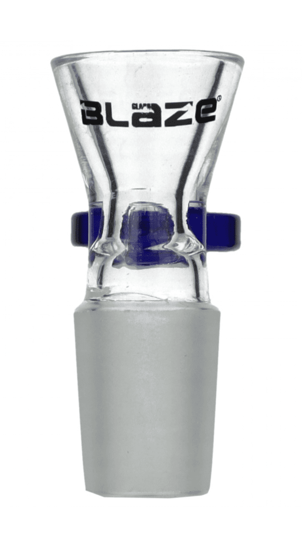 Cybuch do bonga BLAZE z uchwytem szlif 18.8 mm niebieski