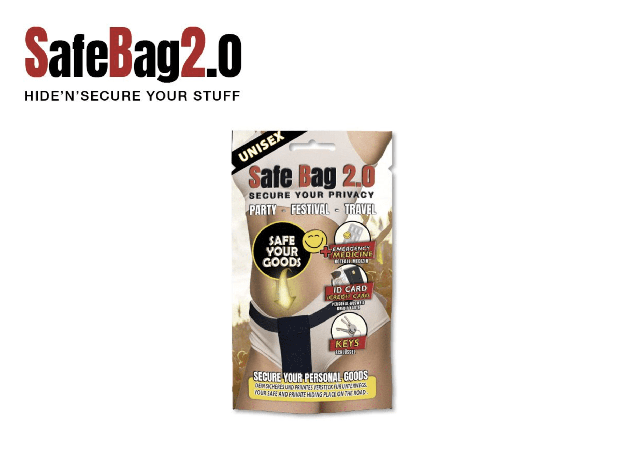 safebag 2.0 dyskretna saszetka z ukrytym schowkiem