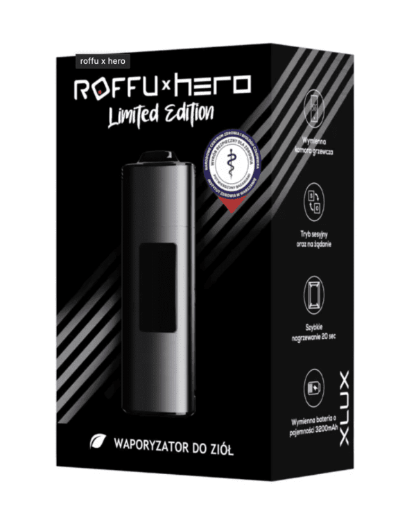 Waporyzator XLUX Roffu X HERO Limited Edition – konwekcyjny waporyzator do suszu - testowany w Europie - obrazek 3