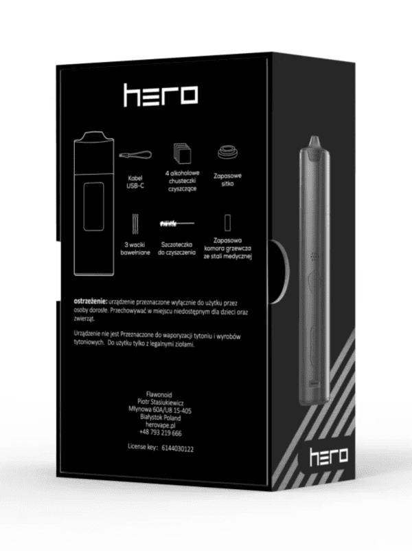 Waporyzator XLUX Roffu X HERO Limited Edition – konwekcyjny waporyzator do suszu - testowany w Europie - obrazek 4