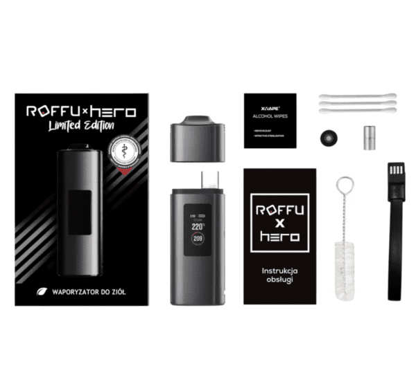 Waporyzator XLUX Roffu X HERO Limited Edition – konwekcyjny waporyzator do suszu - testowany w Europie - obrazek 5