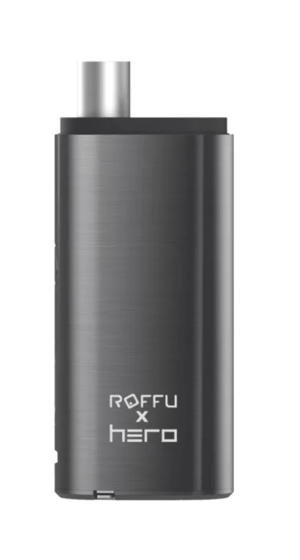 elegancka obudowa z aluminium, logo ROFFU X HERO.