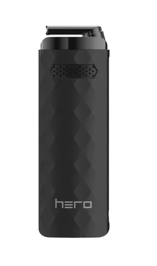 Silikonowe etui HERO na waporyzator Starry 4 – widok z przodu z logo.